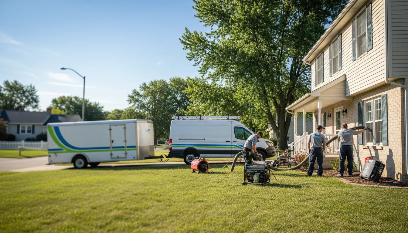 Flooded Basement Restoration And Cleanup With Repair in Mishicot, WI near me